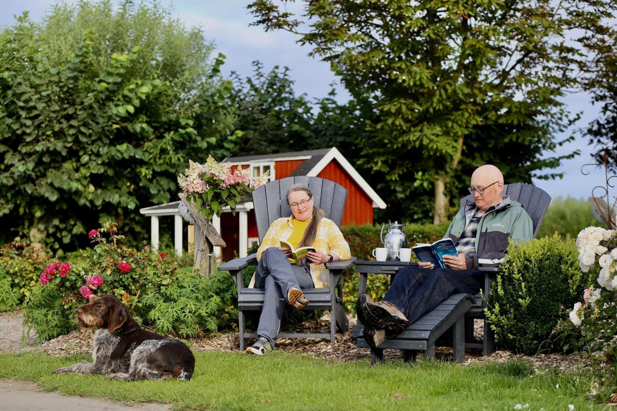 Nordsee Bauernhof Familie Wulff Fewo "Suedfall" Reußenköge Exteriör bild